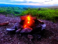 100 Mile View Campground Fire Pit