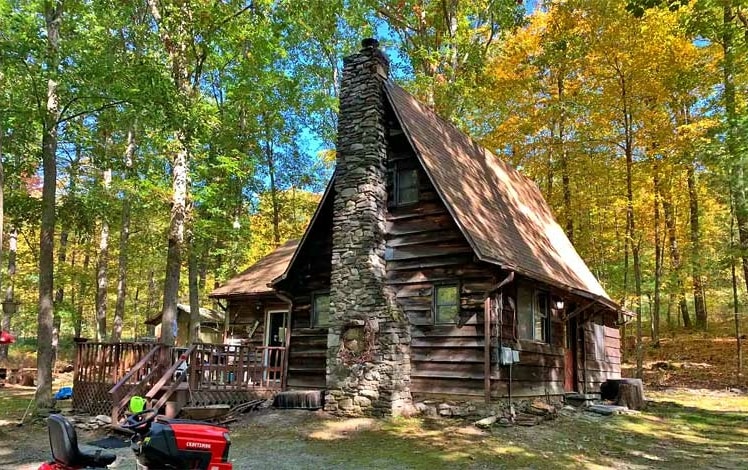 1880s Forest Cabin exterior