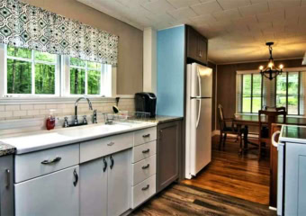 1940s Historic Rustic Cabin Kitchen