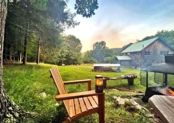 40-Acre Woods Cabin Fire Pit