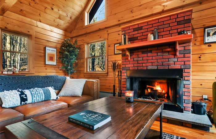 Amber Lake Chalet Living Room