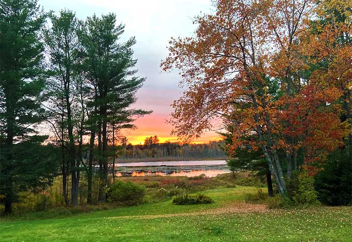 Amber Lake Lodge lake view