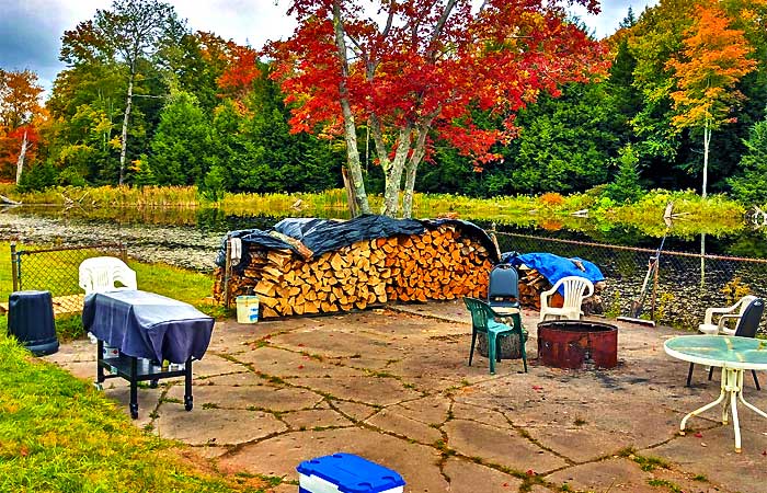 Arrowhead Ranch Lakefront Glamping Patio Lakefront