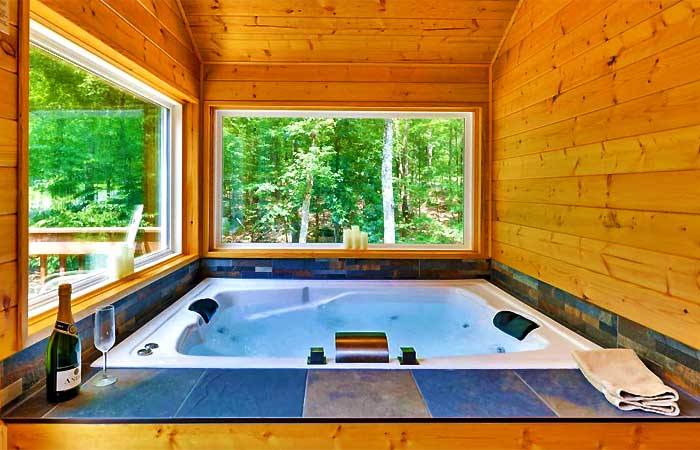 Autumn Oasis Hot Tub