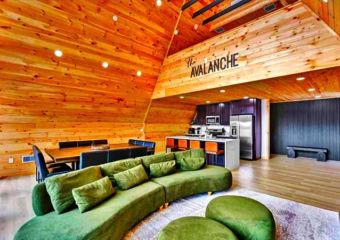 Avalanche A-Frame Couch