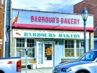 Barbour's Bakery exterior on street