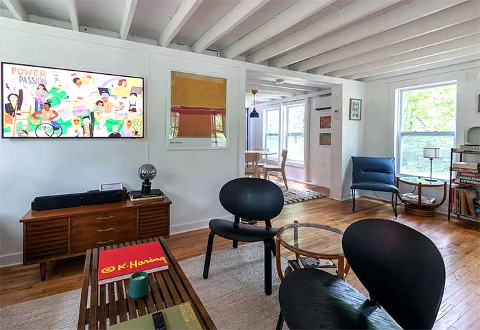 Barn House Cabin living room