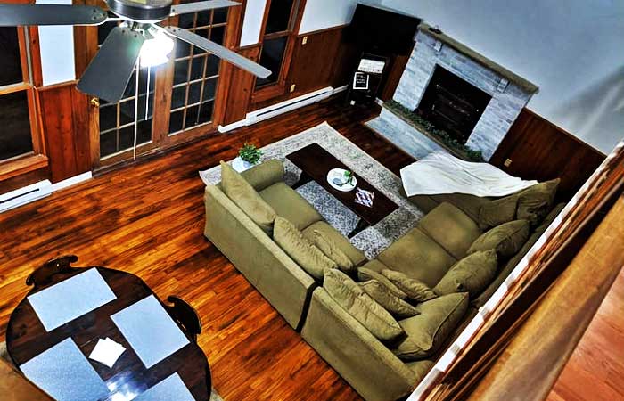 Bartonsville Cabin Living Room