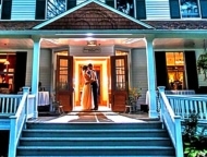 Beaverkill Valley Inn Weddings Exterior with Couple