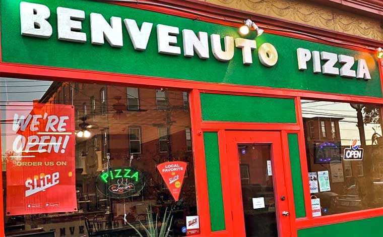 Benvenuto pizza & Italian restaurant exterior