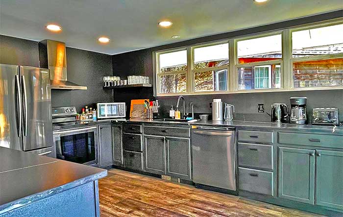 Black Bear Cottage in the Tiny House Kitchen