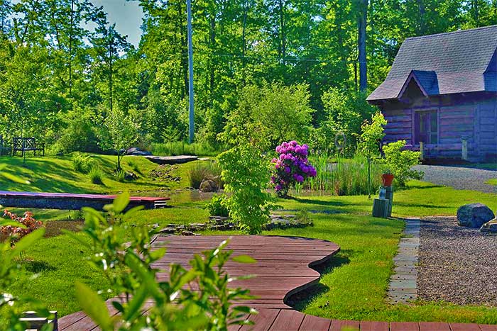 Blue Hills Farm Glamping Japanese Tea House