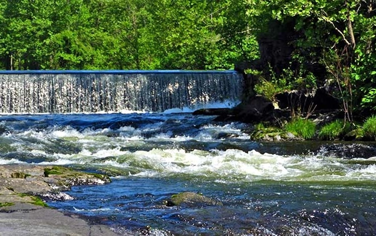 Brodhead Creek Park view of creek