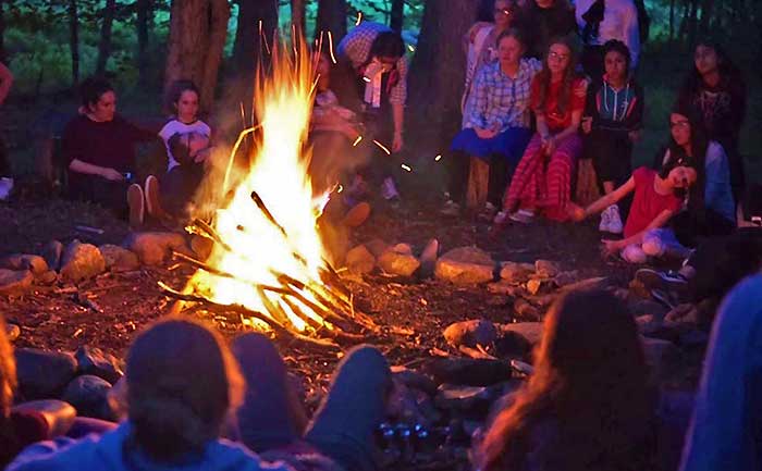 CGI camp gan israel campfire