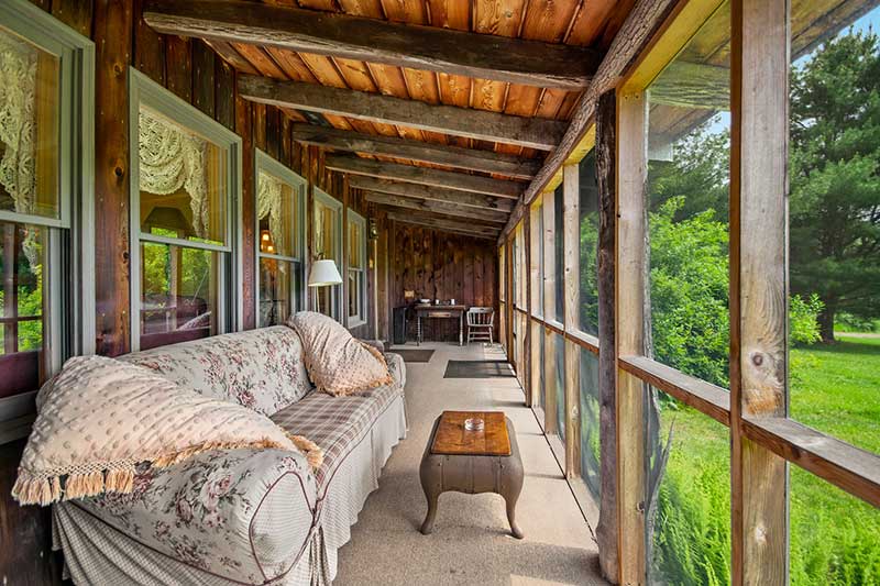 cabin porch