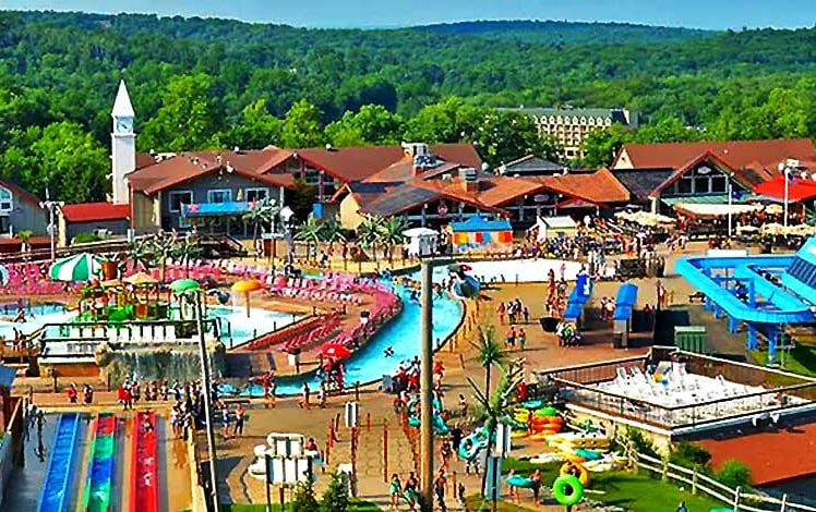 Camelbeach Outdoor Water Park Aerial View