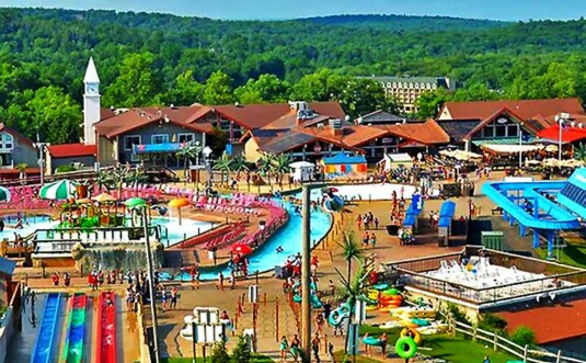 Camelbeach Outdoor Water Park Aerial View