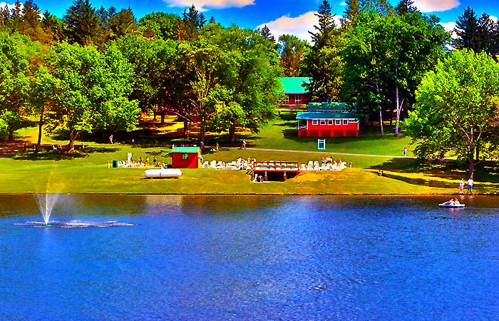 Camp Akiba Lakefront