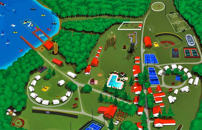 Camp Westmont Map