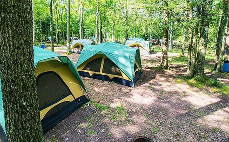 Campground-at-Whitewater-Challengers-tents-woods