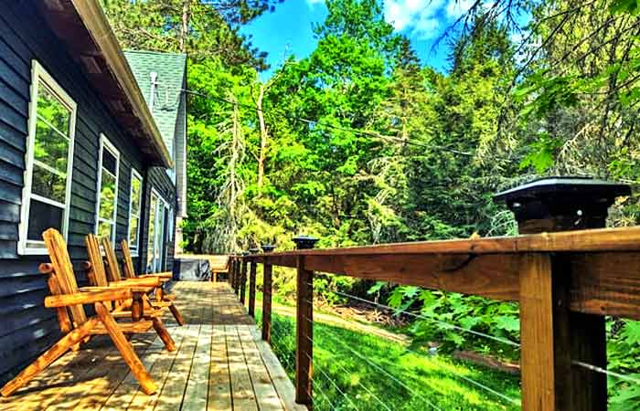 Catskills A-Frame Oasis Deck