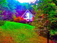 Catskills Mountain View Chalet Exterior