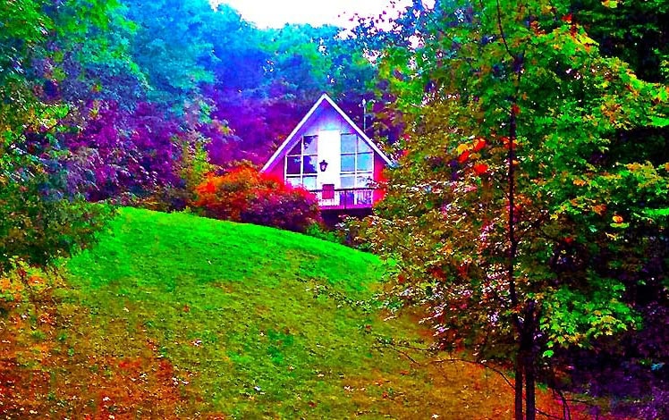 Catskills Mountain View Chalet Exterior