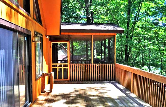 Chalet at Lake Wallenpaupack Deck