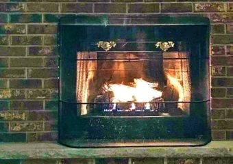 Chalet at Lake Wallenpaupack Fireplace