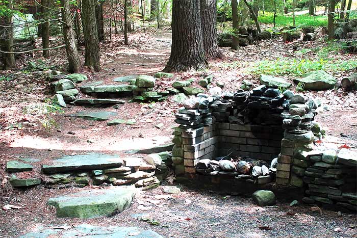 Chestnut Cabin in the Woods campfire area