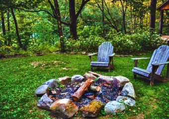 Chic Cabin on Callicoon Creek Fire Pit