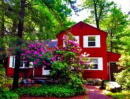 Classic Pocono Mountain Cottage Exterior