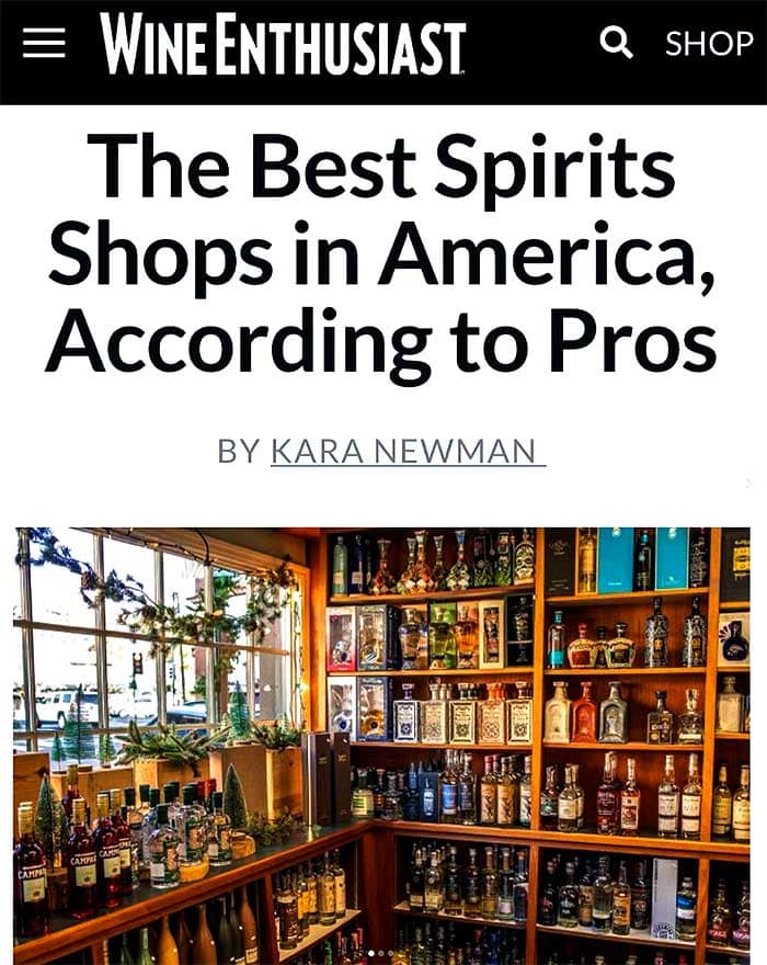 Cochecton Spirits Wine Enthusiast Review