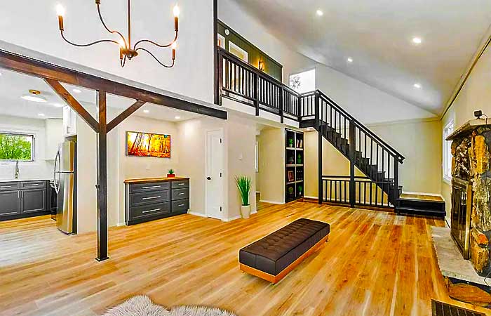 Conashaugh Lake Saltbox Living Room