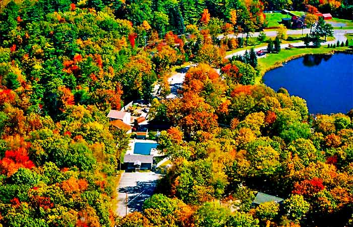 Conashaugh Lakes Aerial 
View