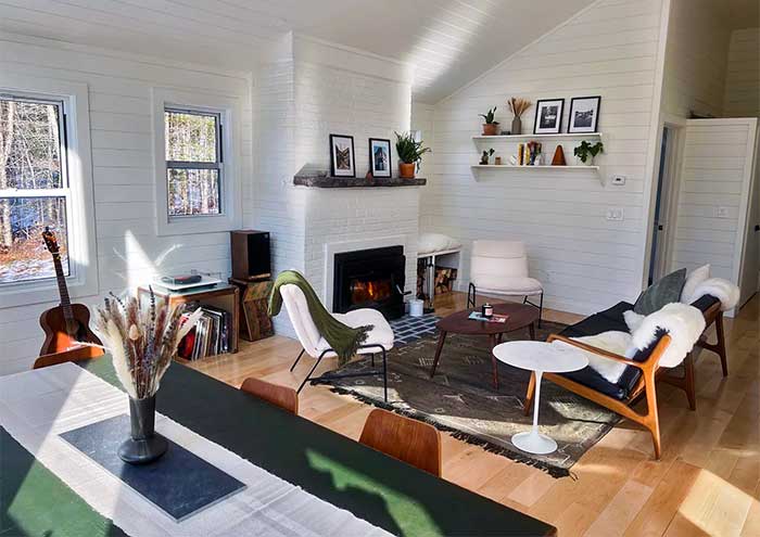 Cooley Mountain House living room