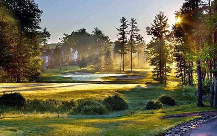 Country Club at Woodloch Springs early morning view