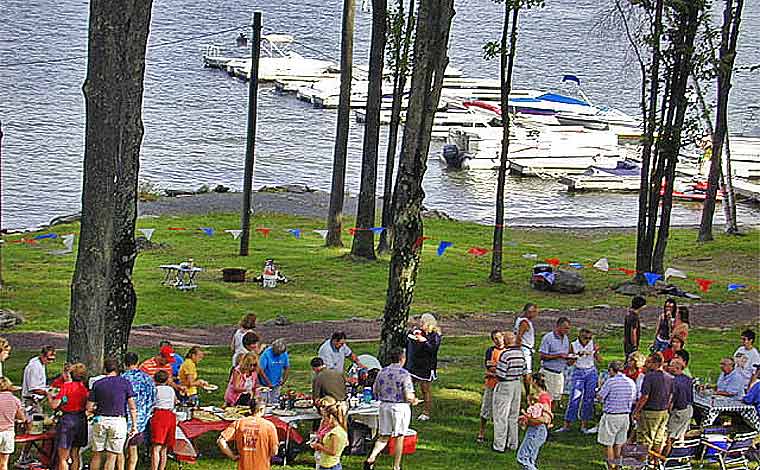 Cover Point Club Lakefront Picnic