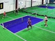 Dropshots Pickleball people on the courts