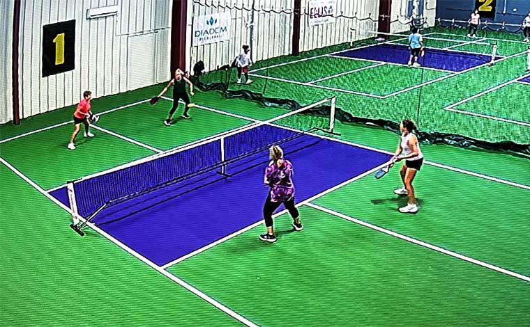 dropshots pickleball people on the courts