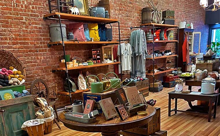 Dyberry Mercantile interior shop