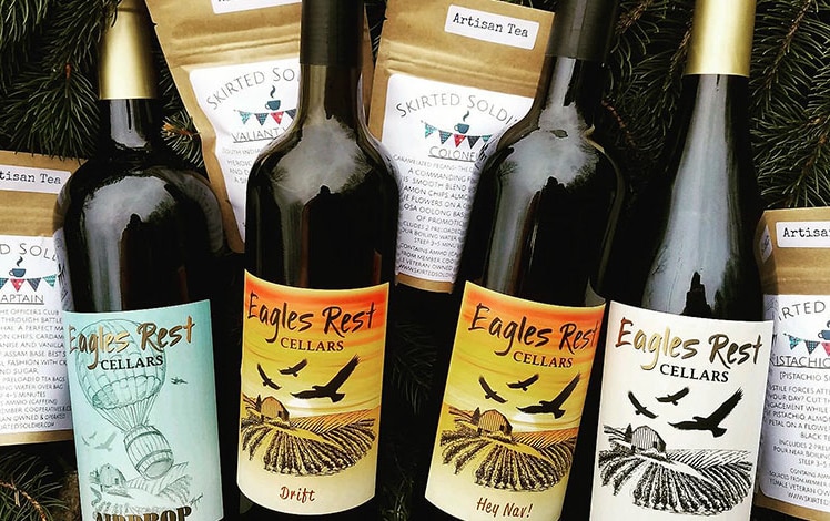 Eagles Rest Cellars selection of wines