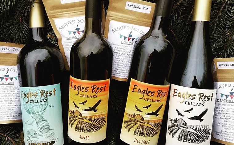 Eagles Rest Cellars selection of wines