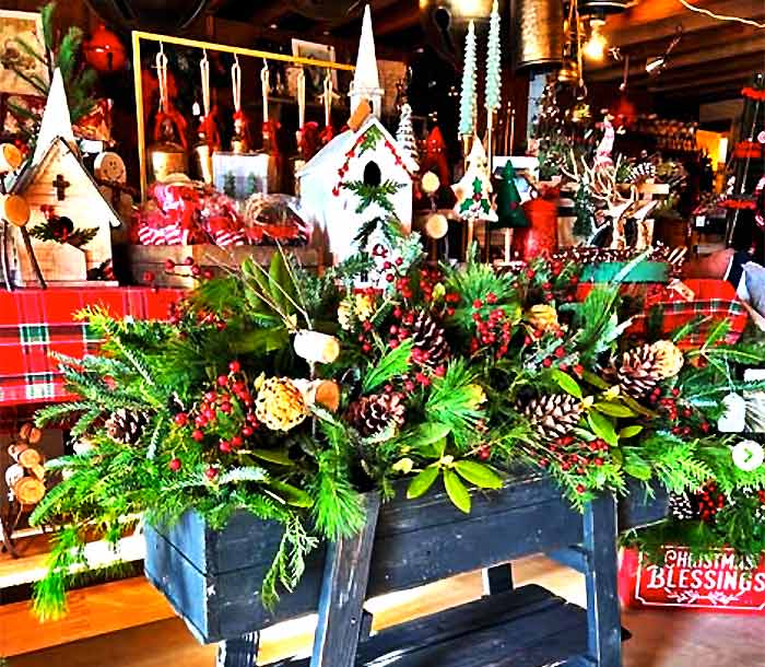 Adams Christmas Store Interior