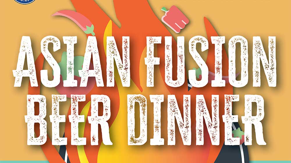 Evemt Asian Fusion Beer Dinner Poster