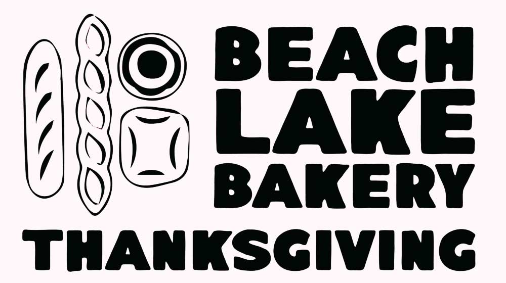 Event Beach Lake Bakery Thanksgiving Pick Up Poster