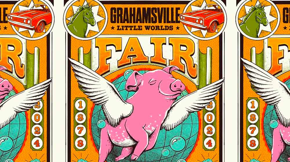 Event Grahamsville Little World's Fair Poster