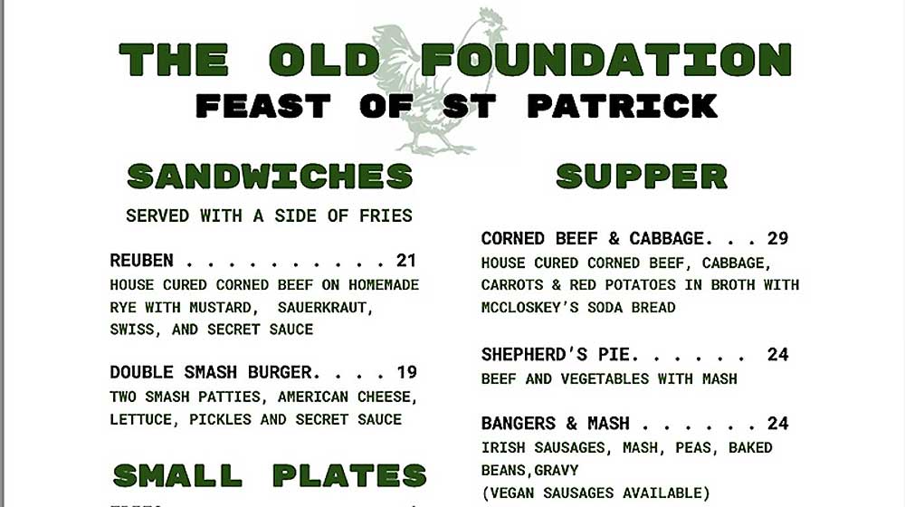 Event Grand Feast of St. Patrick's Day