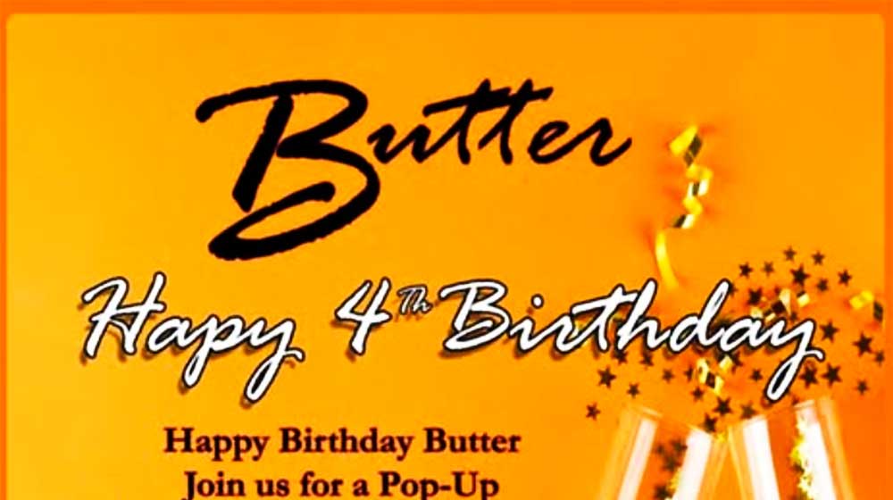 Happy Birthday Butter Poster