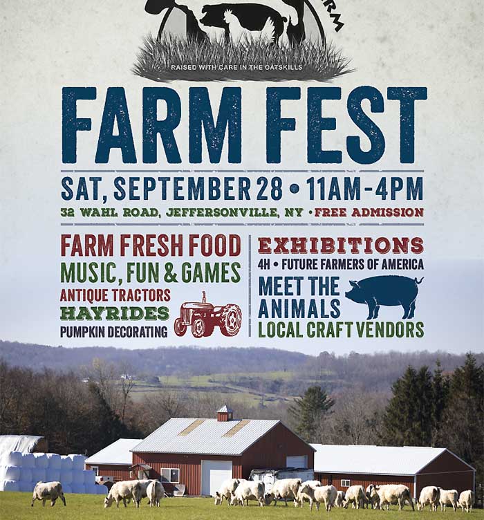 Hilly Acres Farm Poster 